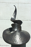 fotodocument bronzen beeld Memmory mirror